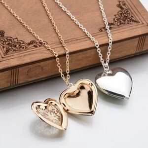 New Creative Openable Heart Pendant Necklace, T5B2C